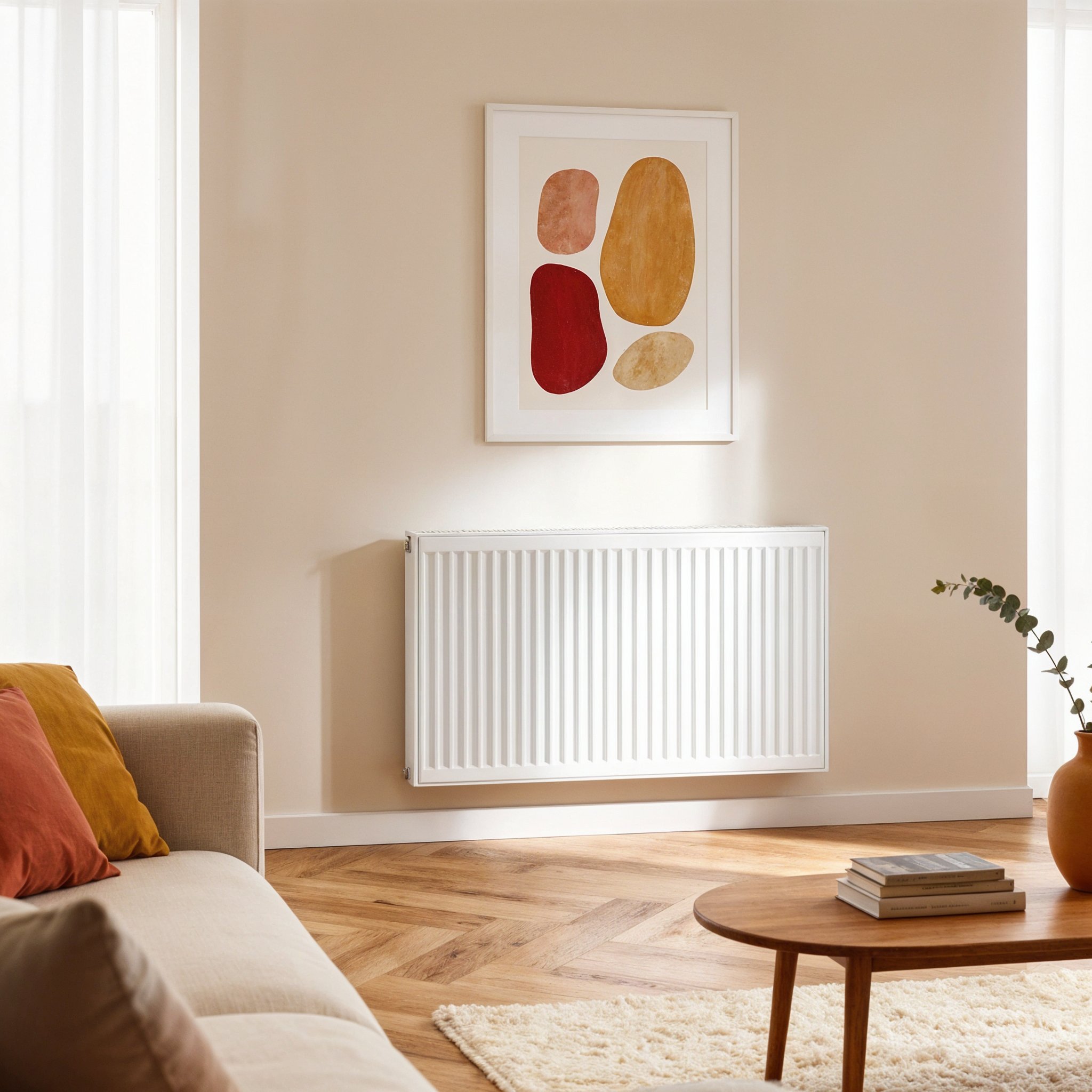 Compact-4 plus Compact-4 plus basisradiator in woonkamer.