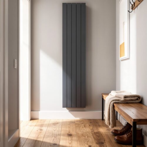 Thermrad AluStyle radiator-mat zwart